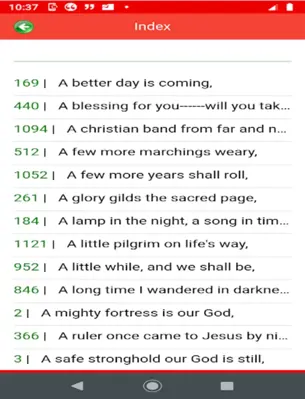 Sacred Songs and Solos (audio) android App screenshot 6