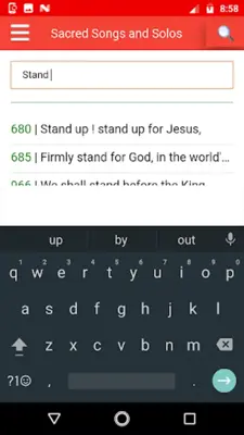 Sacred Songs and Solos (audio) android App screenshot 7